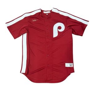 Nike cooperstown collection maroon Phillies  Jersey size XL